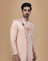 alt message - Manyavar Men Royal Rani Sherwani Suit image number 0