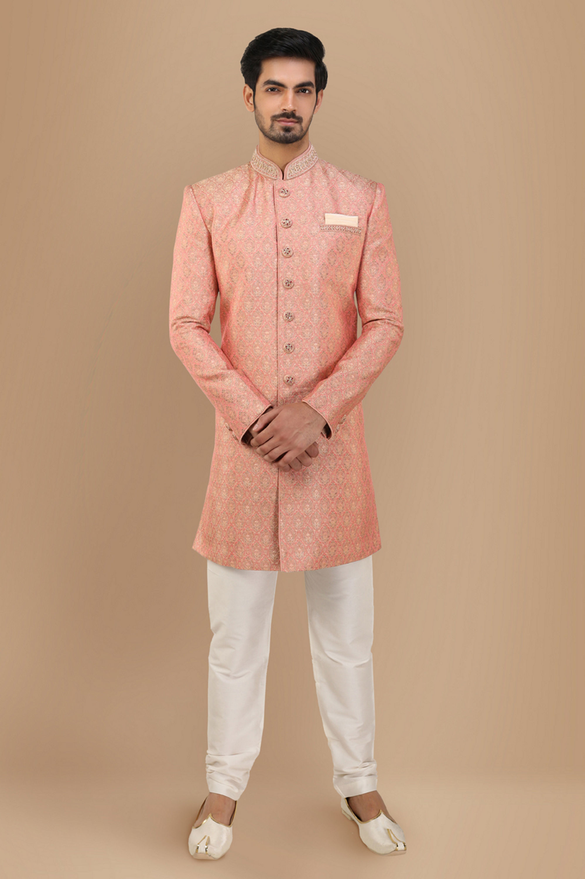 Manyavar Men Regal Rani Indo Western Set