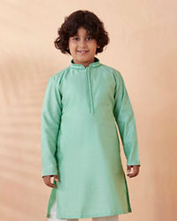 Manyavar Boys Boys Sea Green Kurta Set