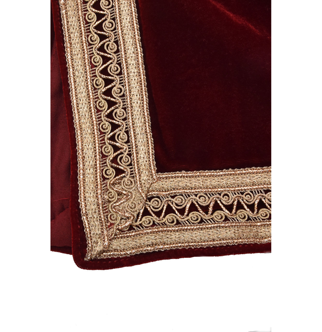Manyavar Men Attractive Maroon Dupatta