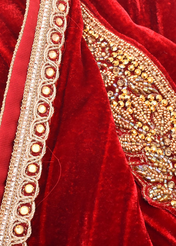 Manyavar Men Classy Red Dupatta