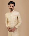 Manyavar Men Suave Light Colored Indo Western