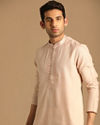Manyavar Men Self Design Rani Kurta Set