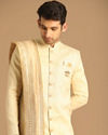 Manyavar Men Timeless Beige Sherwani image number 0