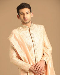 Manyavar Men Timeless Gajaree Sherwani