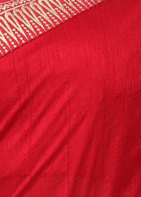 Decadent Dark Red Saree image number 2