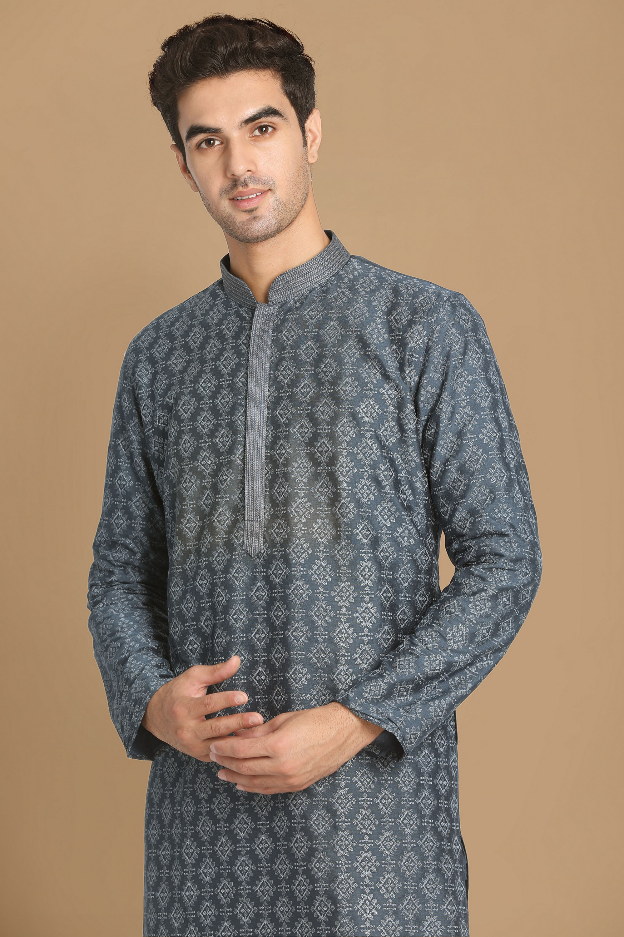 Manyavar Men Charismatic Feroze Kurta Set