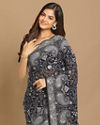 Mohey Women Luxurious Dark Blue Saree image number 1