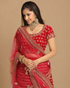 Mohey Women Traditional Embroidered Bridal Lehenga
