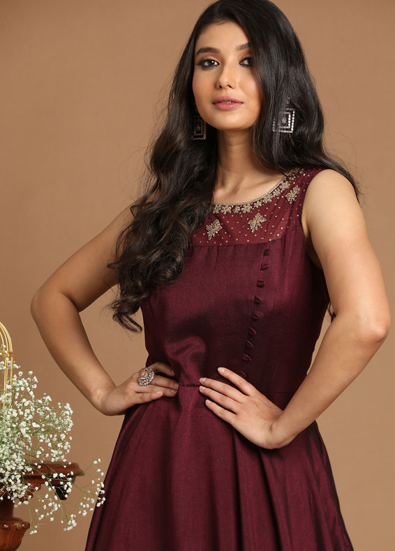 Mohey Women Georgeous Wine Gown