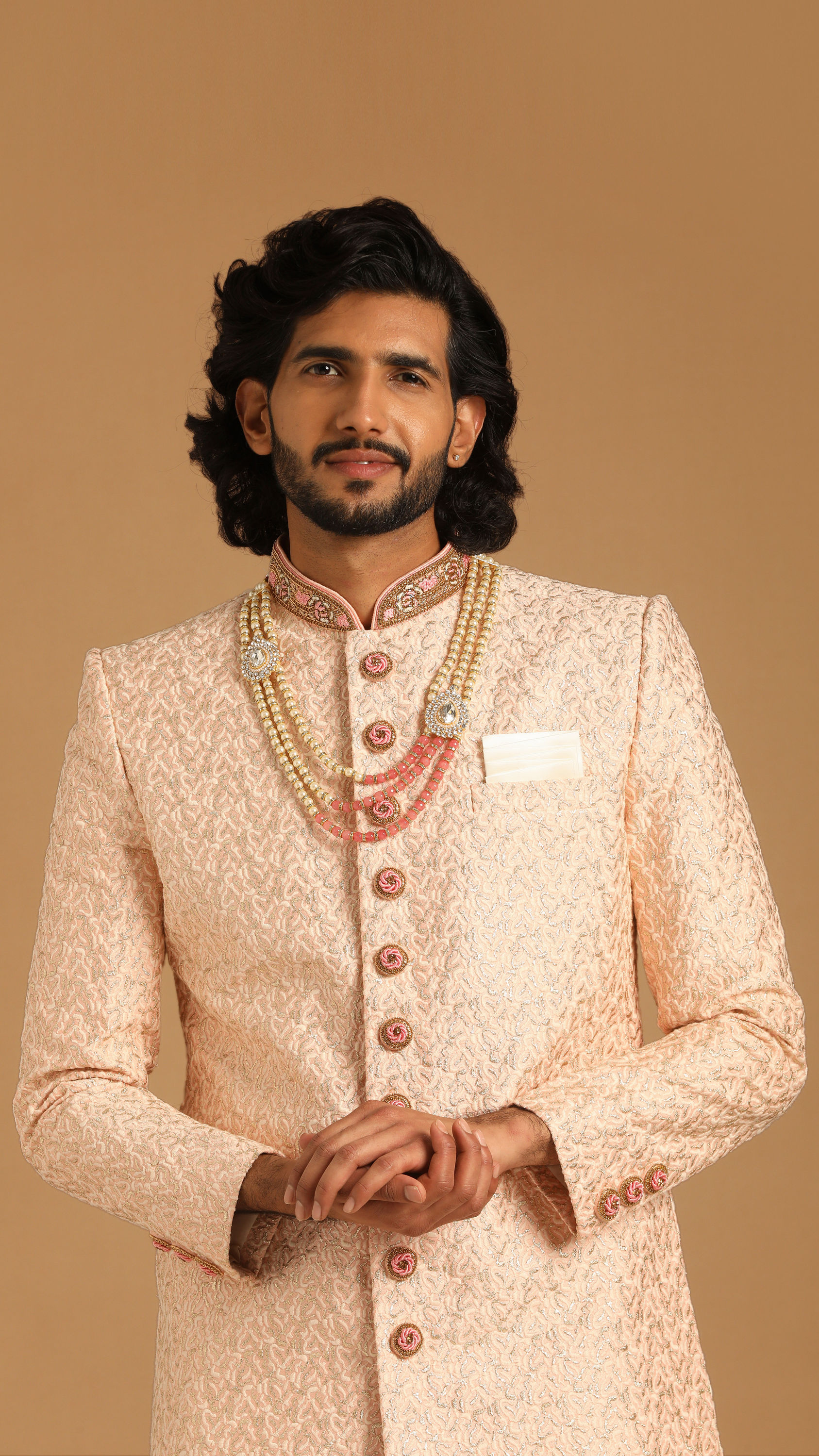 Manyavar Men Quintessential Gajaree Sherwani