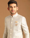 Manyavar Men Peppy Purple Indo Western
