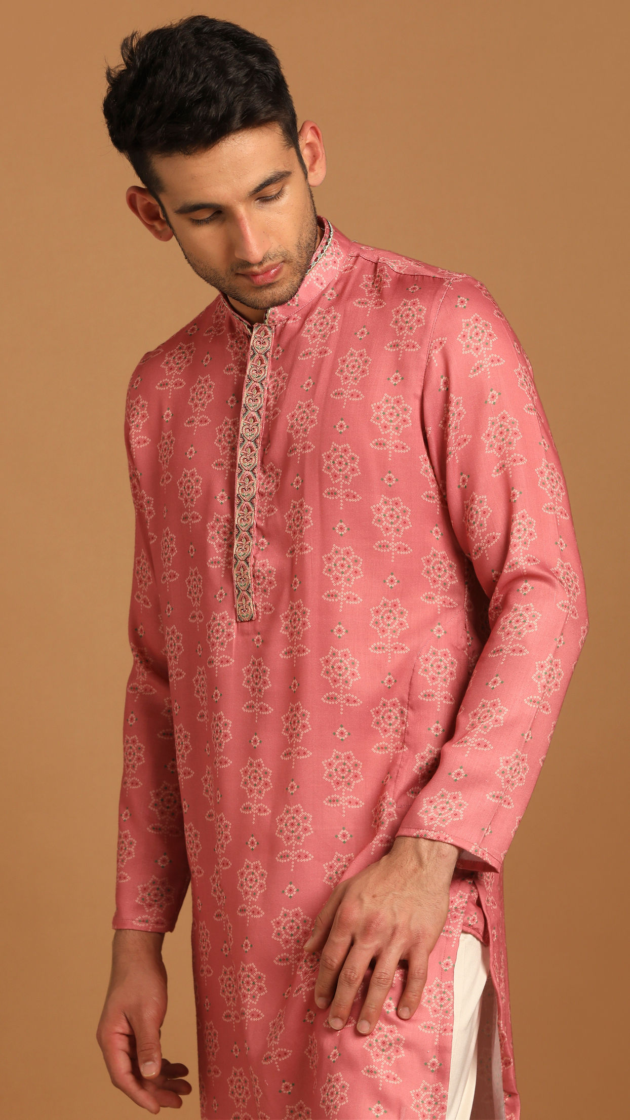 Manyavar Men Glam Gajaree Kurta Set