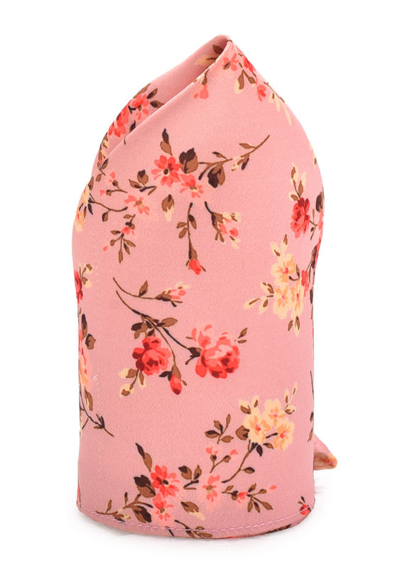 Manyavar Men Floral Rani Pocket Square