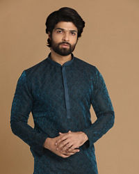 Manyavar Men Classy Feroze Kurta Pajama