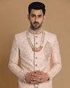 alt message - Manyavar Men Graceful Gajaree Sherwani Set image number 0