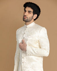 Manyavar Men Enchanting Cream Sherwani