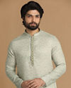 Manyavar Men Subtle Green Kurta Pajama