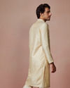 Manyavar Men Biscuit Printed Kurta Set