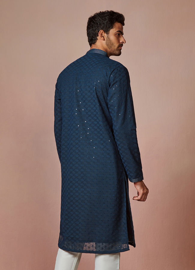 Feroze Chikankari Kurta image number 3