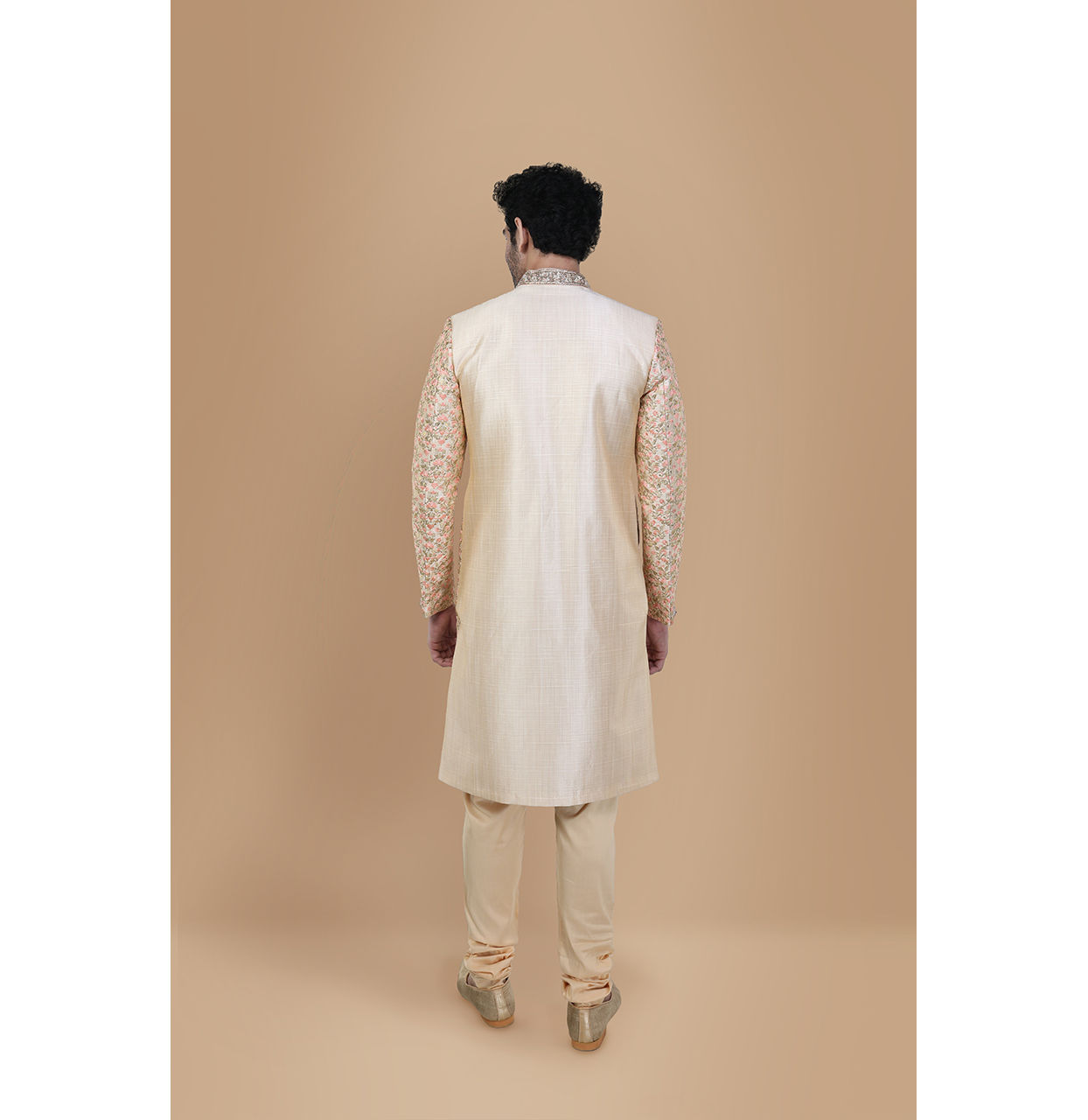 Manyavar Men Marvelous Rani Pink Wedding Sherwani