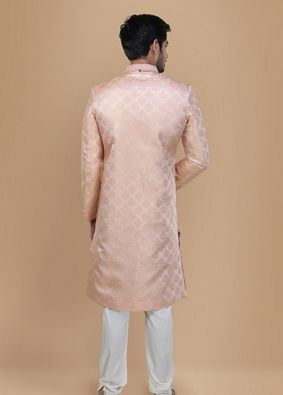 alt message - Manyavar Men Royal Rani Sherwani Suit image number 2