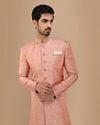 alt message - Manyavar Men Regal Rani Indo Western Set image number 0