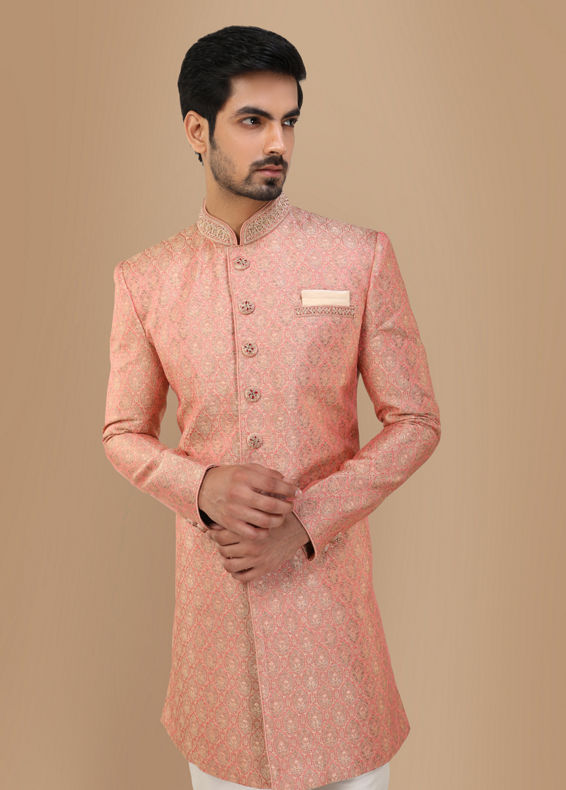 Manyavar Men Regal Rani Indo Western Set