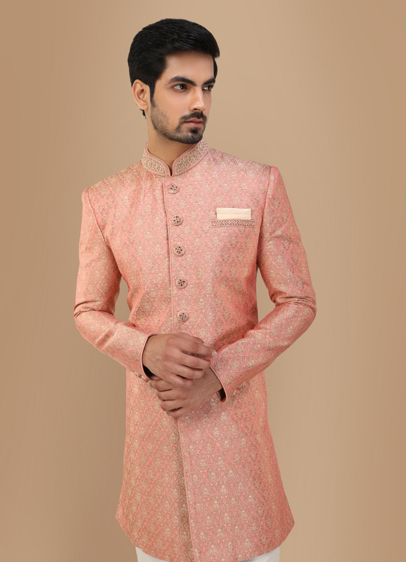 Manyavar Men Regal Rani Indo Western Set