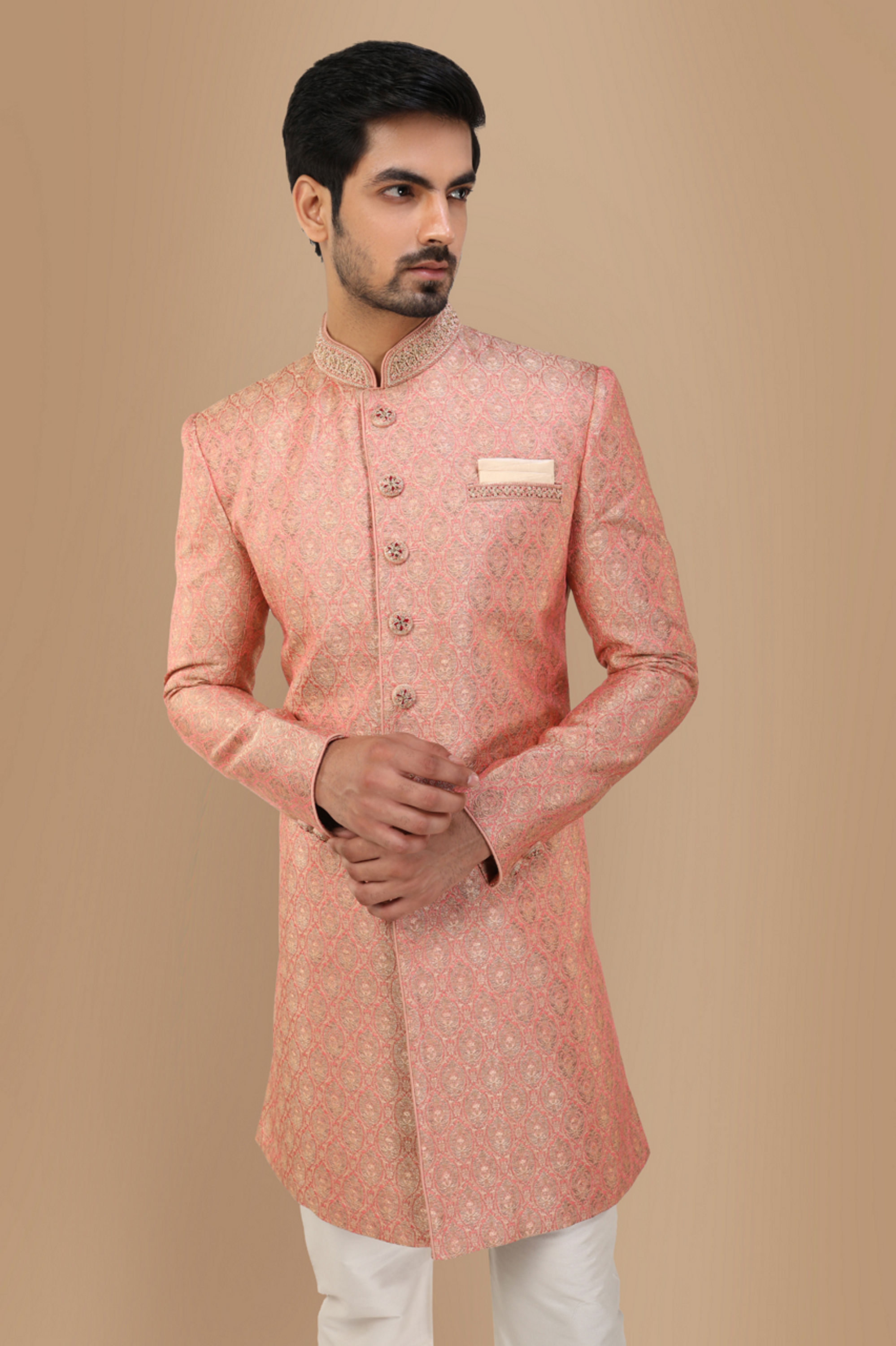 Manyavar Men Regal Rani Indo Western Set