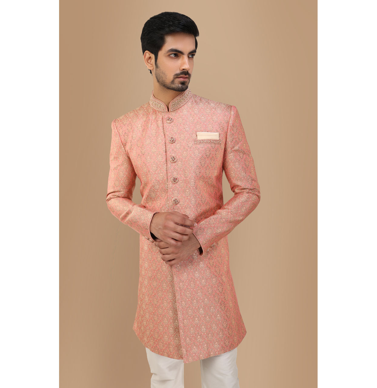 Manyavar Men Regal Rani Indo Western Set