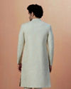 Manyavar Men Sage Green Paisley Sherwani