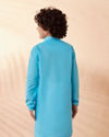 Manyavar Boys Boys Sky Blue Kurta Set