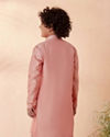 Manyavar Boys Boys Gajari Self Motif Kurta Set