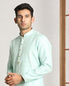 Sky Blue Festive Kurta Pajama image number 0