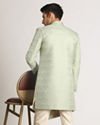 Manyavar Men Sage Green Indo Western