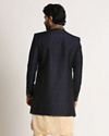 alt message - Manyavar Men Royal Blue Indo Western image number 2