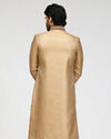 Manyavar Men Elegant Fawn Celebration Wear Sherwani