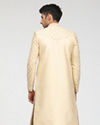 alt message - Manyavar Men Minimalist Cream Sherwani image number 2