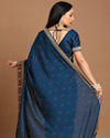 Mohey Women Georgeous Blus Saree