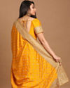 Mohey Women Sensuous Yellow Saree image number 2