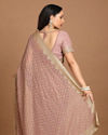 Mohey Women Plush Purple Saree