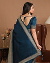 Splendid Blue Saree image number 2