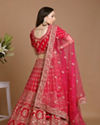 alt message - Mohey Women Traditional Rani Lehenga image number 3