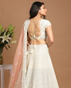 Mohey Women Light Colored Chiffon Lehenga