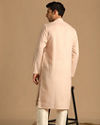 Manyavar Men Self Design Rani Kurta Set