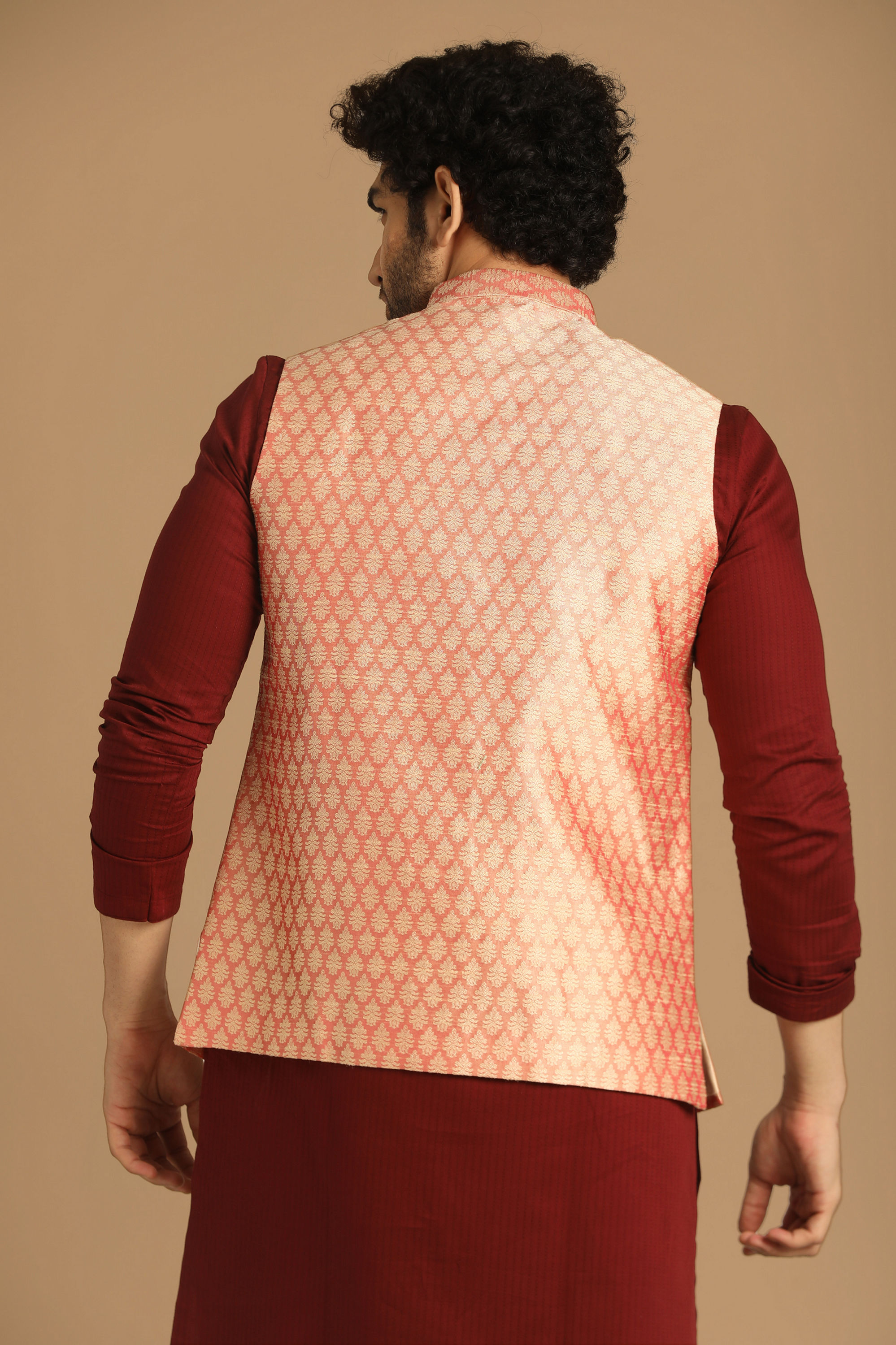 Manyavar Men Classy Gajaree Jacket