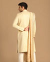 Manyavar Men Timeless Beige Sherwani image number 2