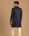 alt message - Manyavar Men Iconic Blue Indo Western image number 2