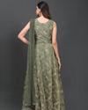 alt message - Mohey Women Gorgeous Green Gown image number 2